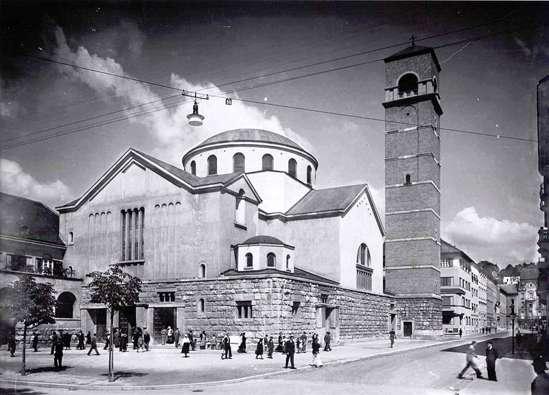 Crkva sv. Blaža, Primorska ulica. Crkva je blagoslovljena na Cvjetnicu 28. ožujka 1915. godine